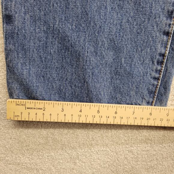 Levi’s 501 Original Fit Men’s 40x34 Blue Denim Button Fly Classic Jeans Preowned - Picture 5 of 9